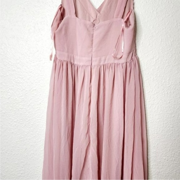 Lulus Strike A Minvera Dusty Pink Maxi Dress Women's Size XL - Picture 5 of 7